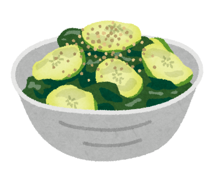 きゅうり酢とわかめ酢