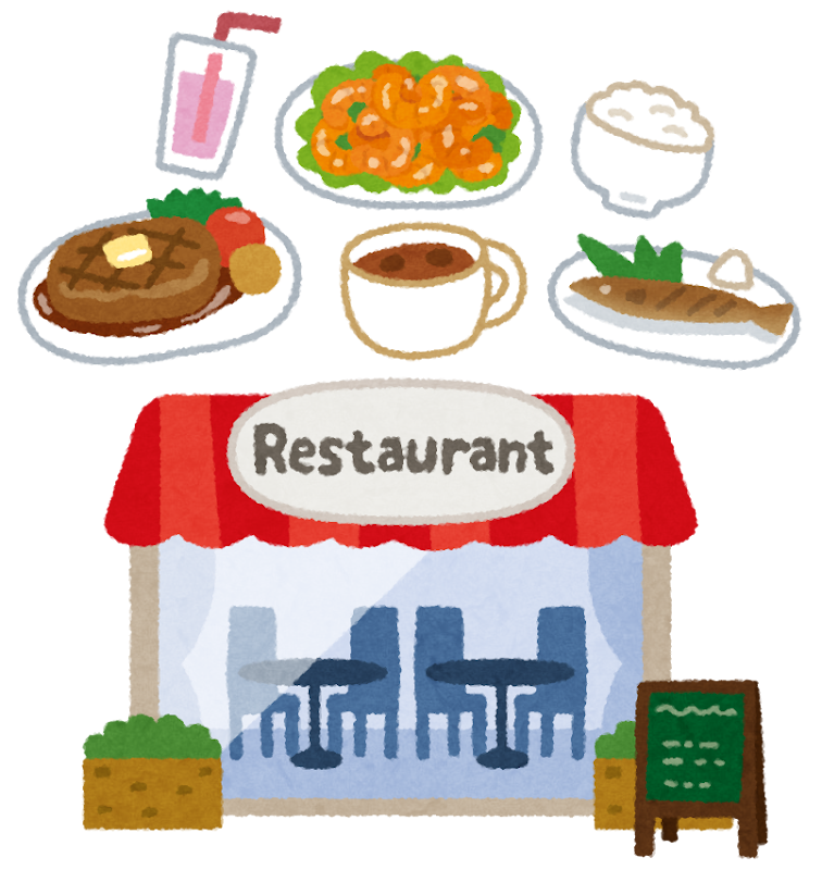 外食やコンビニ