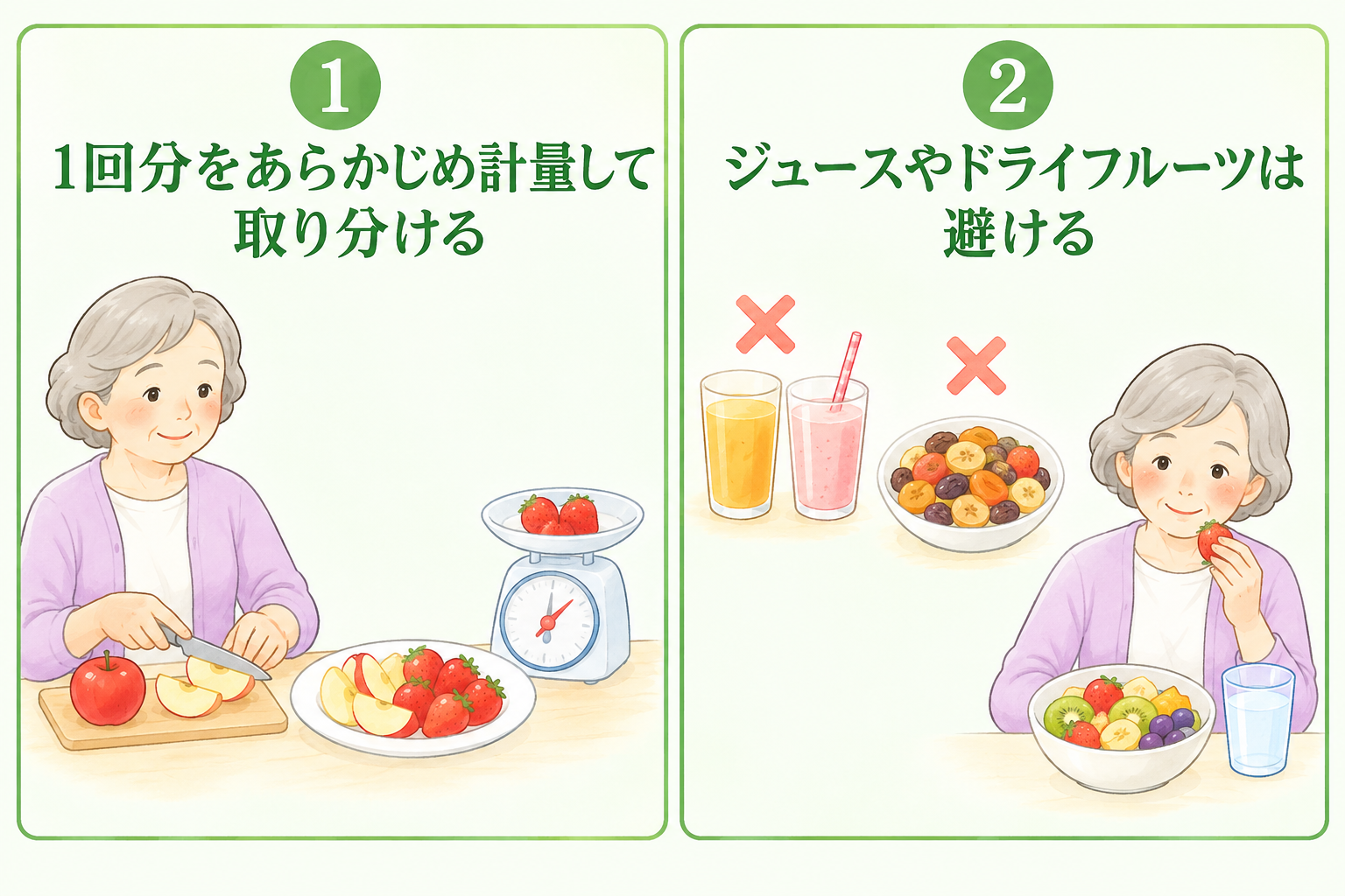果物の食べ方と選び方