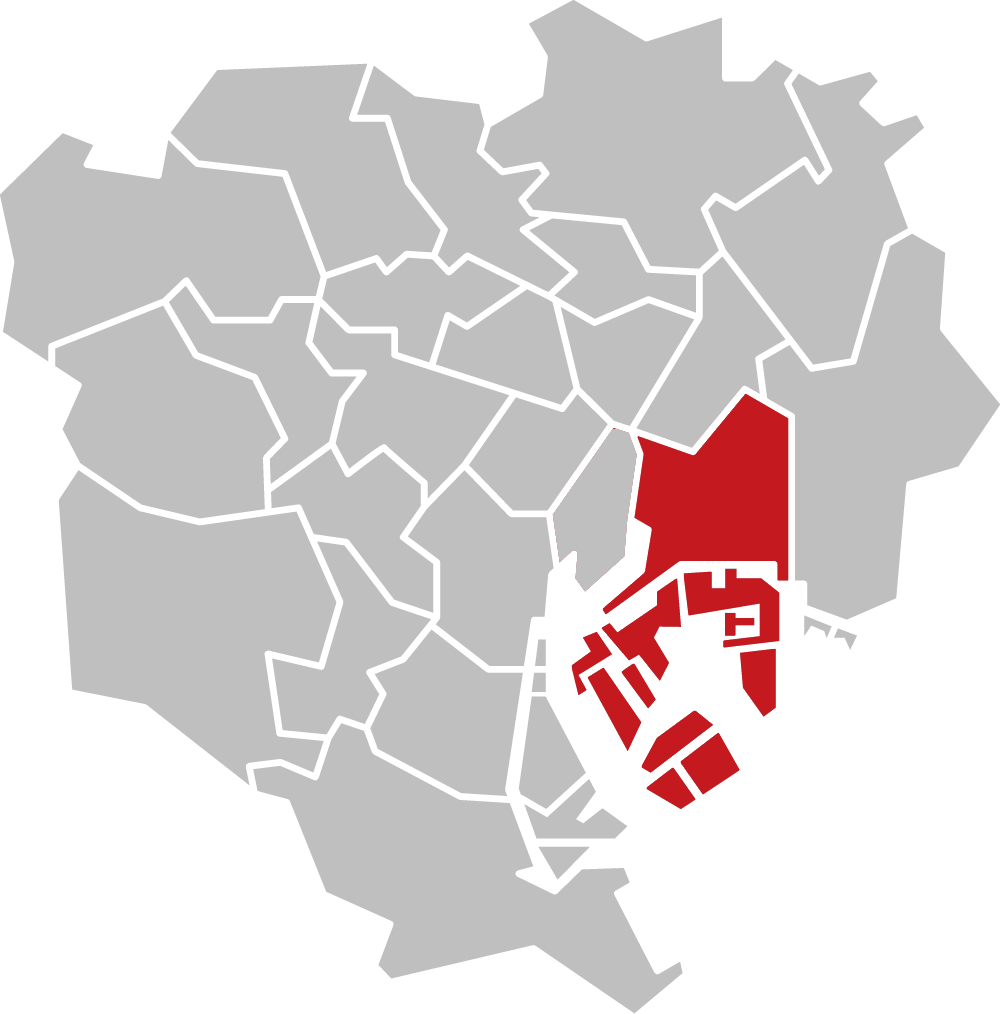 江東区（亀戸駅、南砂町駅、東陽町駅、豊洲駅、門前仲町駅）