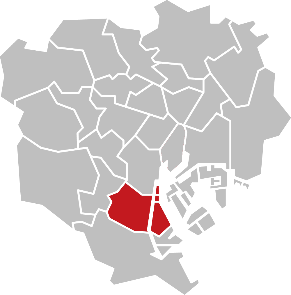 品川（大崎駅、目黒駅、大井町駅、戸越駅、旗の台駅）